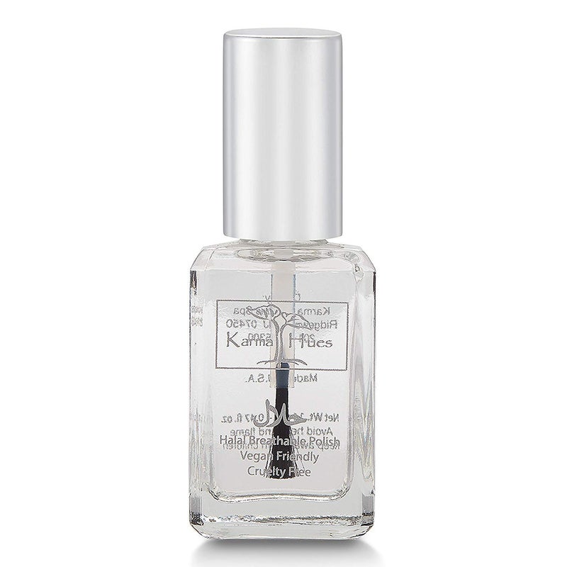 karma organic Karma Halal Certified Nail Polish- Truly Breathable Cruelty Free and Vegan - Oxygen Permeable Wudu Friendly Nail Enamel (Breathable Top Coat - ANASTASIA) - Image 1